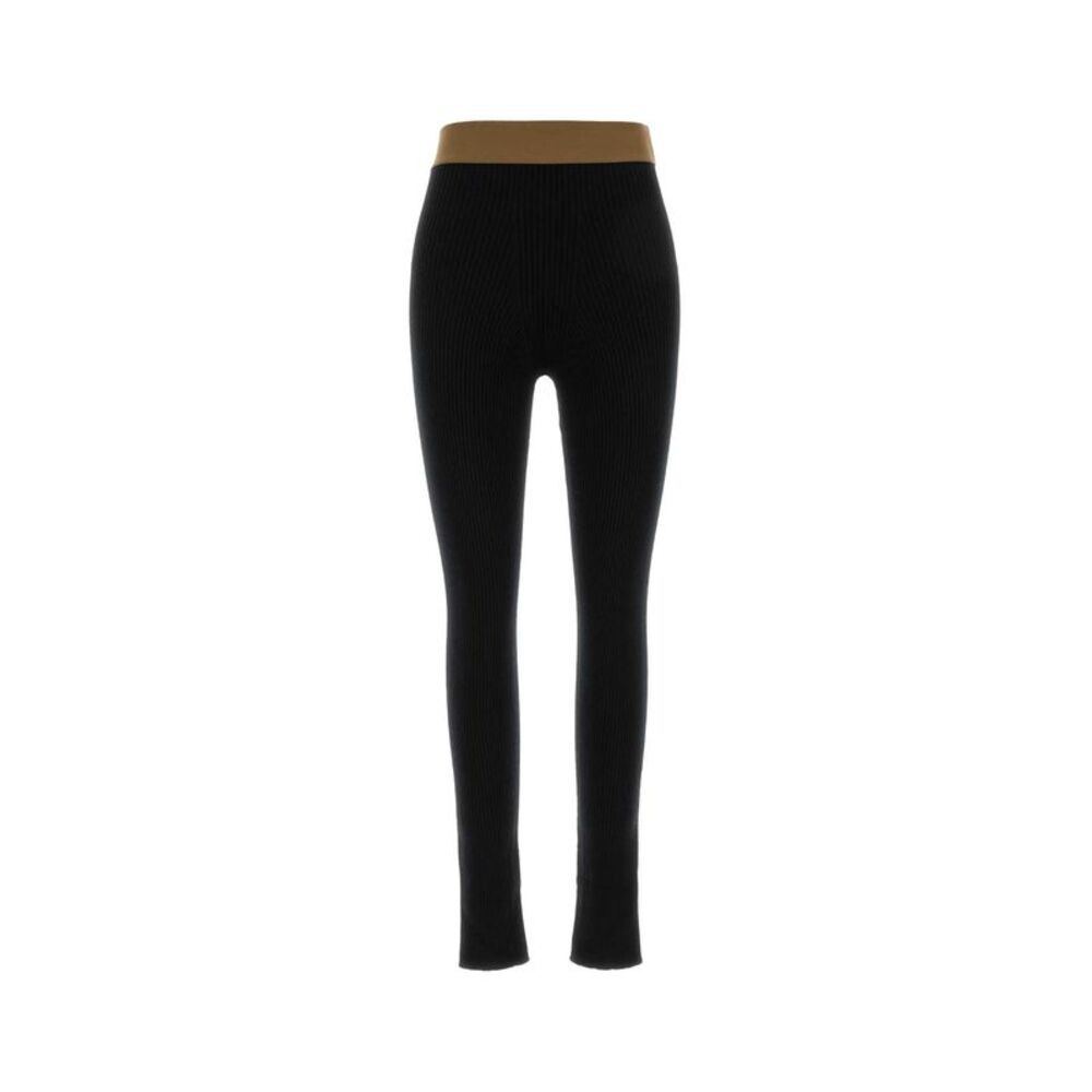 Uma Wang Women Black Cashmere Leggings
